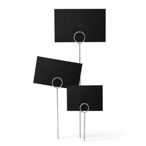TÜSKE - (38cm) INOX árcímke tartó