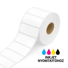 50x25mm INKJET PP Gloss White címke (3.000db/40)