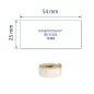 54x25mm thermo címke DYMO 500 db /tek (AS0722520)