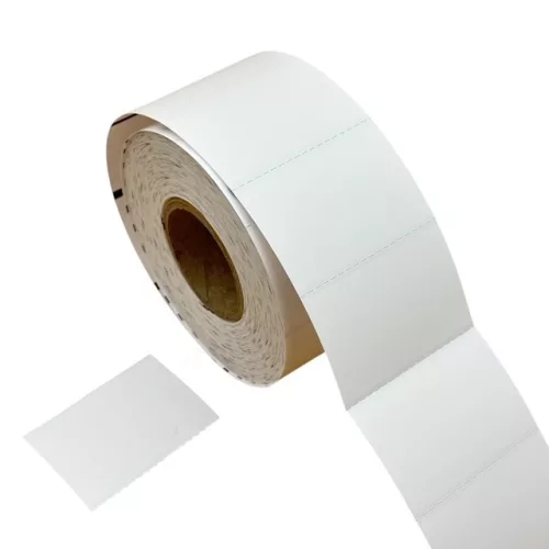 Polccímke 55x38 mm THERMO (1.000db/tek) - fehér +fekete marker vezérlőjel