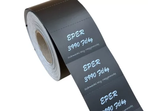 Polccímke 55x38 mm TT (1.000db/tek) -  FEKETE, markel vezérlőjel