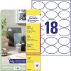 6242-10 Avery ovális címke 63,5x42,3mm 10 ív