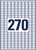 L4730REV-10 Avery univerzális visszaszedhető címke 17,8 x 10 mm