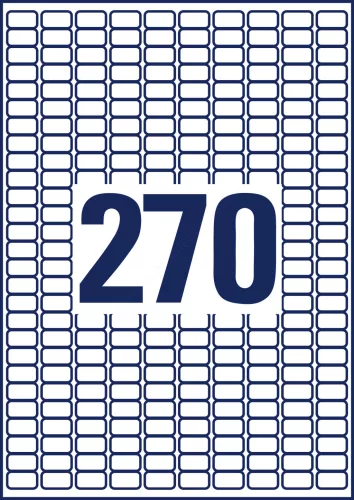 L4730REV-10 Avery univerzális visszaszedhető címke 17,8 x 10 mm