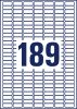 L4731REV-10 Avery univerzális visszaszedhető címke 25,4 x 10 mm