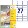 L4737REV-100 Avery univerzális visszaszedhető címke 63,5 x 29,6 mm