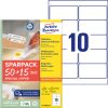 L4744REV-65 Avery univerzális visszaszedhető címke 96 x 50,8 mm 50+15 lap promo