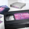 L6020REV-25 Avery visszaszedhető VHS-C videókazetta címke 43,2 x 8,5 mm