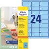 L6032-20 Avery univerzális visszaszedhető kék címke  63,5 x 33,9 mm
