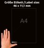 L7656-25 Avery öntapadó mini címke 46 x 11,1 mm