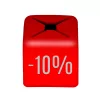 Méretjelző vállfára PIROS - 10%