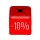 Méretjelző vállfára PIROS - 10%