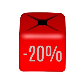 Méretjelző vállfára PIROS - 20%
