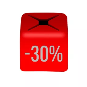 Méretjelző vállfára PIROS - 30%