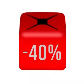 Méretjelző vállfára PIROS - 40%