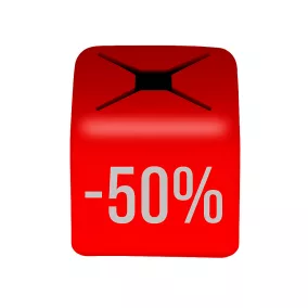 Méretjelző vállfára PIROS - 50%