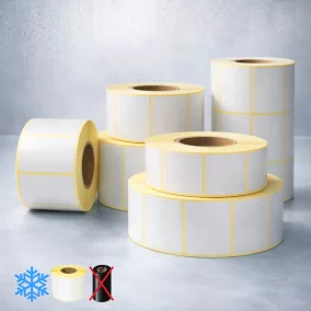   100x100mm THERMO TOP címke (1.000 db/76) - erős ragasztó - fagyasztott termékre