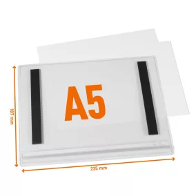 Vízálló tasak A5 mágneses (5058-19) 5db/csom