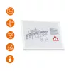 Vízálló tasak A5 mágneses (5058-19) 5db/csom