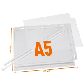 Vízálló tasak A5 kábelkötegelővel (5059-19) 5db/csom
