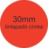 30mm körcímke - PIROS (1.000db)