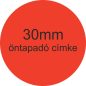 30mm körcímke - PIROS (1.000db)