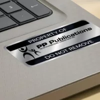 Ezüst ipari időjárásálló címkék