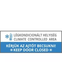 Légkondicionált helyiség matricák