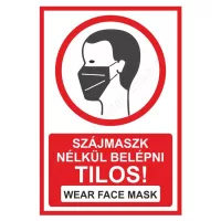 Maszk és távolságtartás matricák