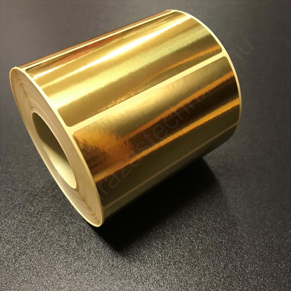 Image of 100x60mm ARANY papír, fényes