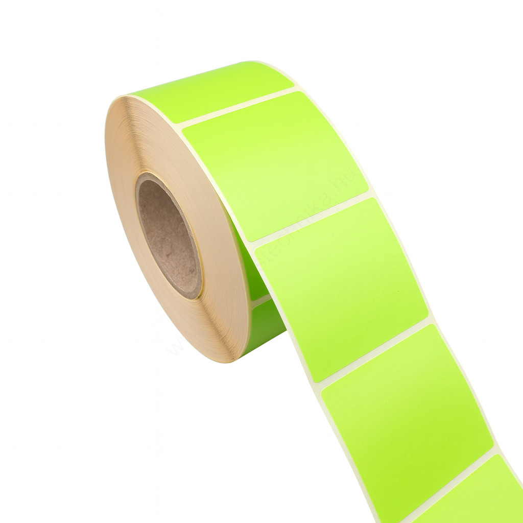 Image of 43x38mm THERMO címke (1.000 db/40) - ZÖLD