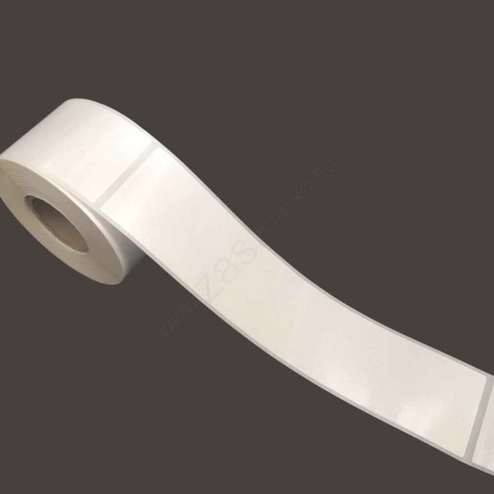 Image of 50x225mm - TÁRHELY címke - PP Gloss White műanyag címke 200 db/40