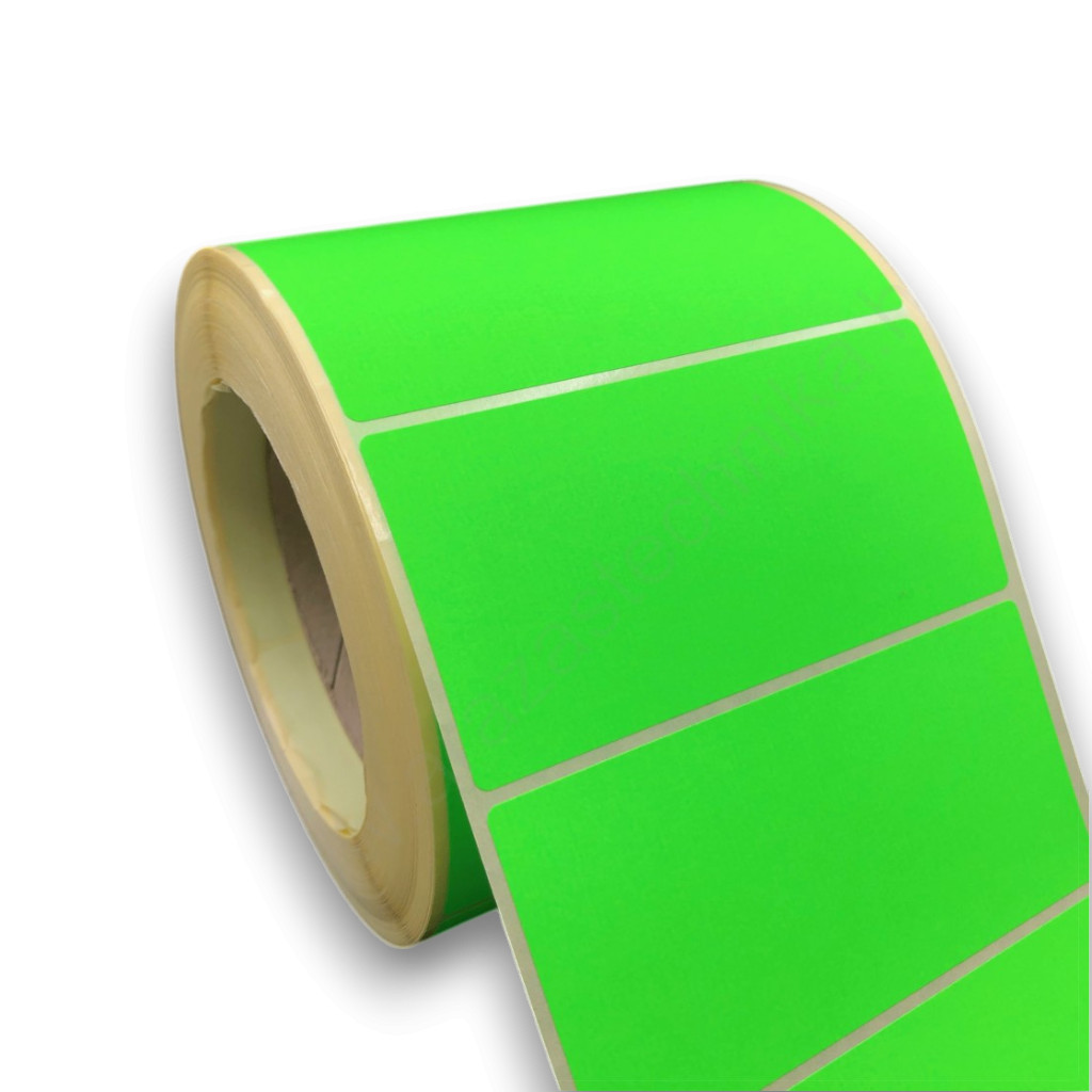 Image of 100x49mm TT papír címke fluo ZÖLD (1.000 db/40)